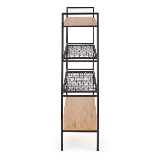 Regał REG-21 - dąb złoty/czarny