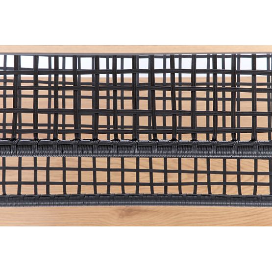 Regał REG-21 - dąb złoty/czarny