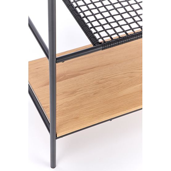 Regał REG-21 - dąb złoty/czarny