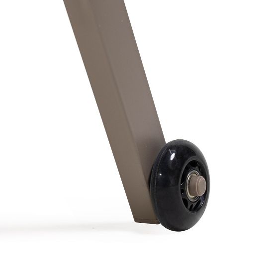 Regulowane leżak ogrodowy Sandy, jasnoszary/beżowy