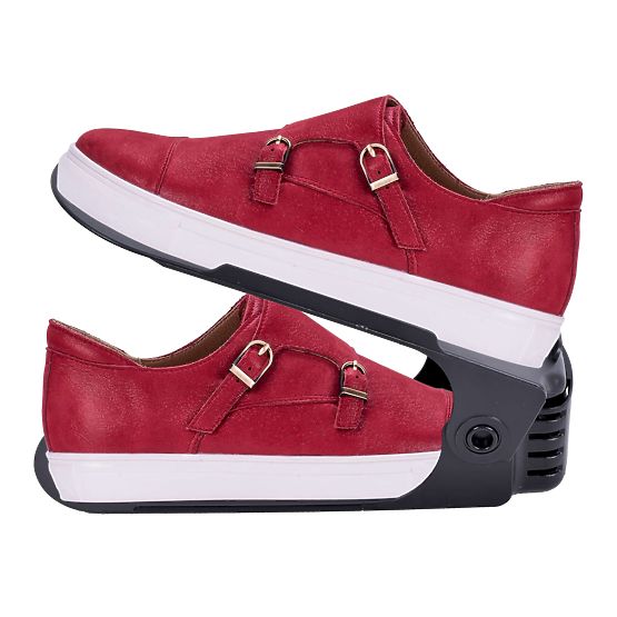 Regulowany organizer stojak na buty czarny