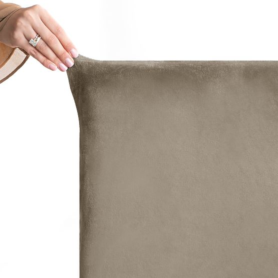 RESTILO pokrowiec na sofę SENTO kolor beżowy gładki klasyczny styl