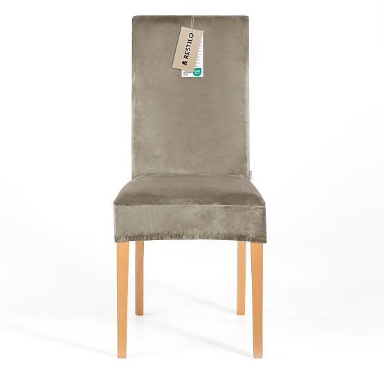 RESTILO pokrowiec na sofę SENTO kolor beżowy gładki klasyczny styl