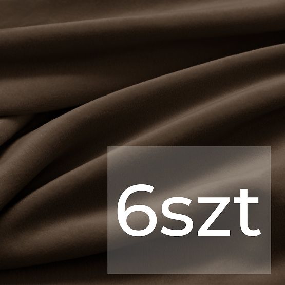 RESTILO pokrowiec na sofę SENTO kolor brązowy gładki klasyczny styl