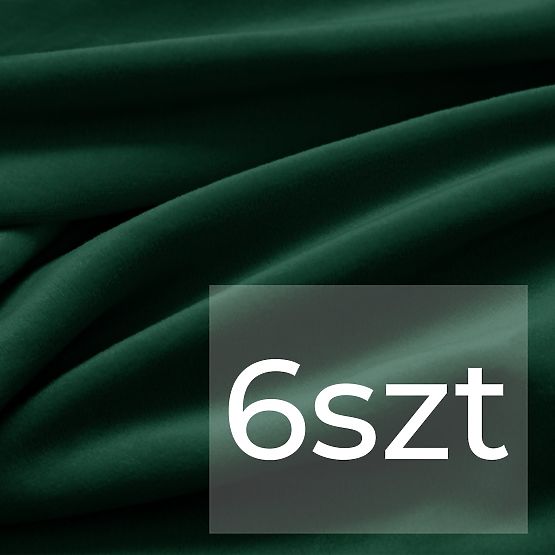 RESTILO pokrowiec na sofę SENTO kolor butelkowa zieleń gładki klasyczny styl