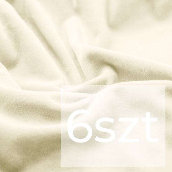 RESTILO pokrowiec na sofę SENTO kolor kremowy gładki klasyczny styl