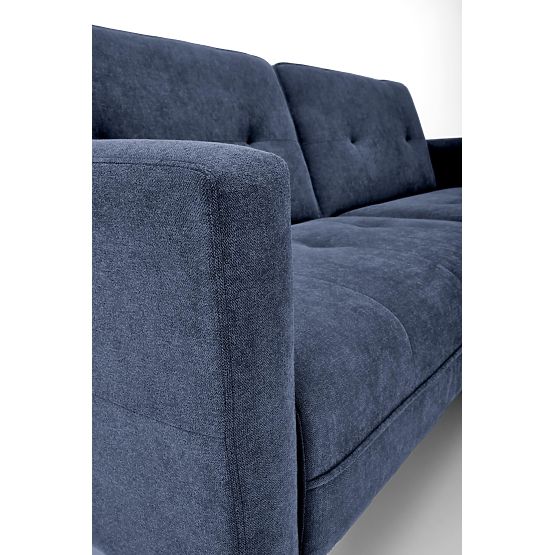 Rozkładana sofa CORNELIUS z funkcją narożnika niebieska (1p=1szt)