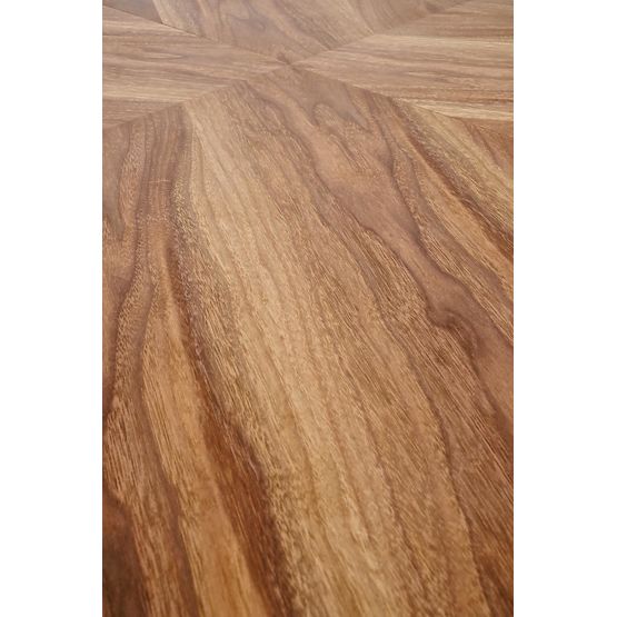 Rozkładany stół BARON, orzechowy / czarny (2p=1szt)