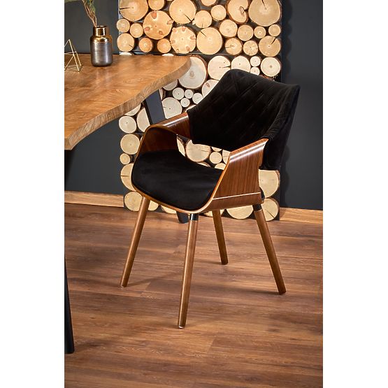 Rozkładany stół DICKSON 120-180/80 cm, blat - naturalny, nogi - czarne (2p=1ks)