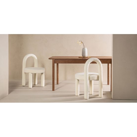 Rozkładany stół Iselio 160-200 cm, prostokątny, brązowy