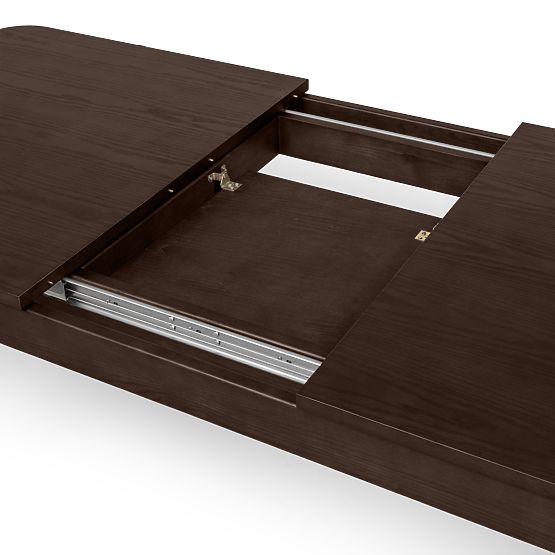 Rozkładany stół Iselio 160-200 cm, prostokątny, orzech