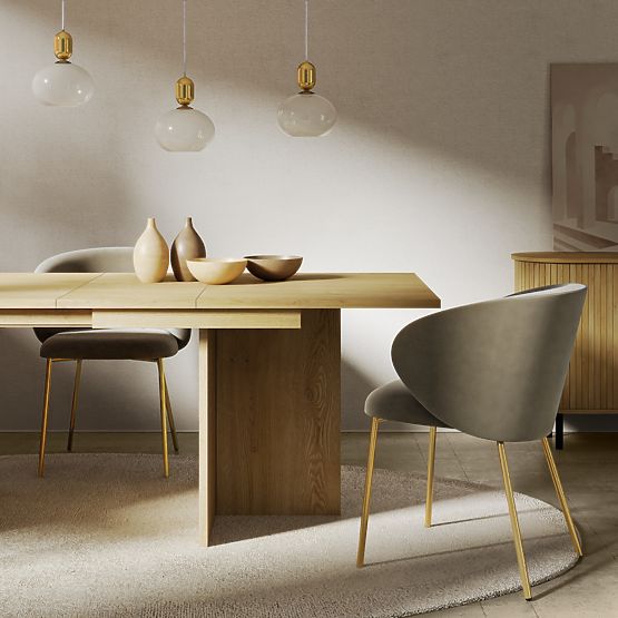 Rozkładany stół Jose 140-200 cm, prostokątny, Dąb Cremona Torro