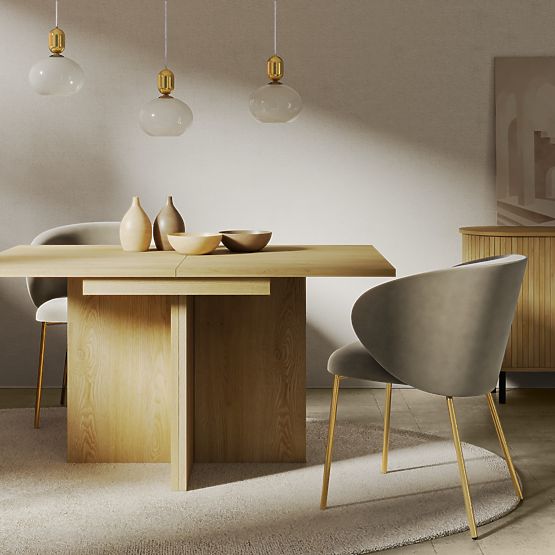 Rozkładany stół Jose 140-200 cm, prostokątny, Dąb Cremona Torro