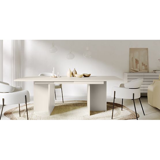 Rozkładany stół Jose 140-200 cm, prostokątny, kaszmirowy