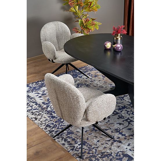 Rozkładany stół SANDRO, czarny (2p=1ks)