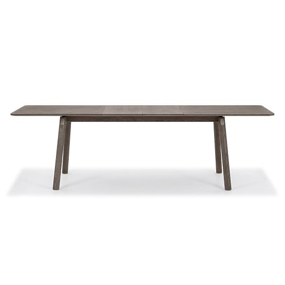 Rozkładany stół Selvoni 180-260 cm, lite drewno dębowe, fornir, espresso