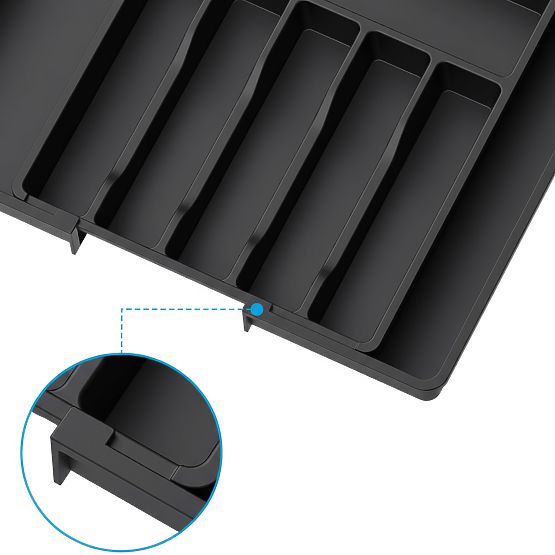 Rozsuwany organizer na sztućce GARFO