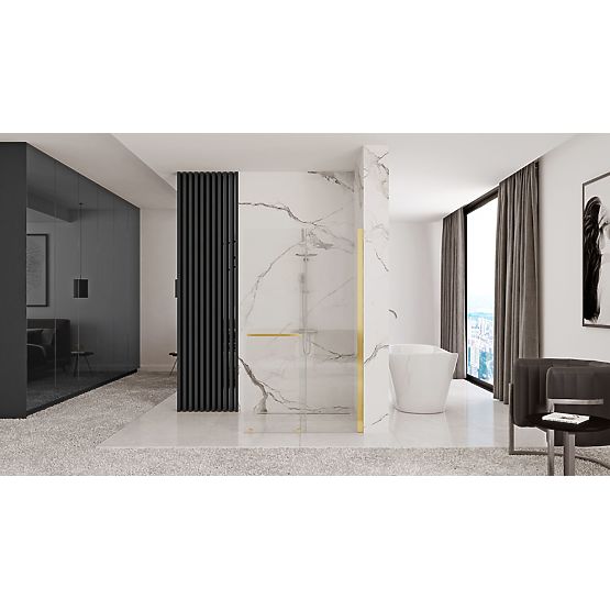 Ścianka prysznicowa Rea Cortis GOLD 100