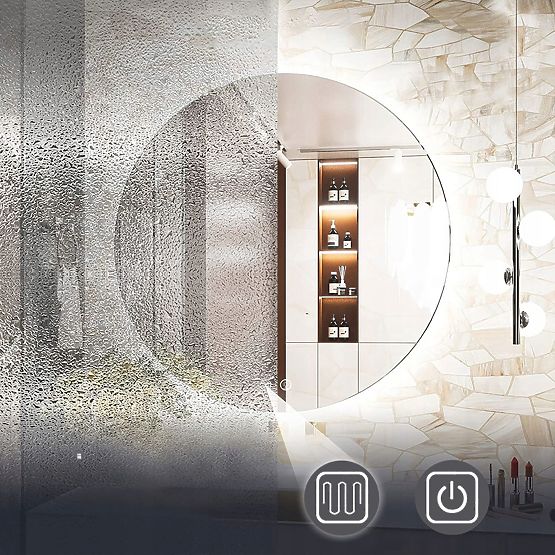 ŚCIENNE LUSTRO LED 50cm HZJ050