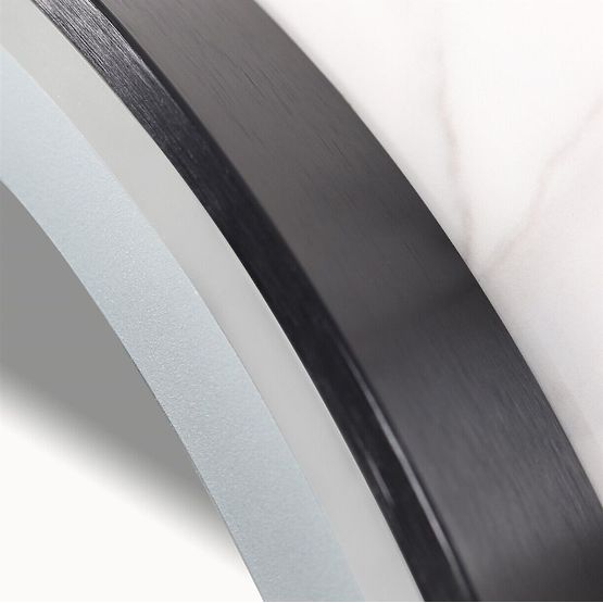 ŚCIENNE LUSTRO LED 50cm MMJ Czarne