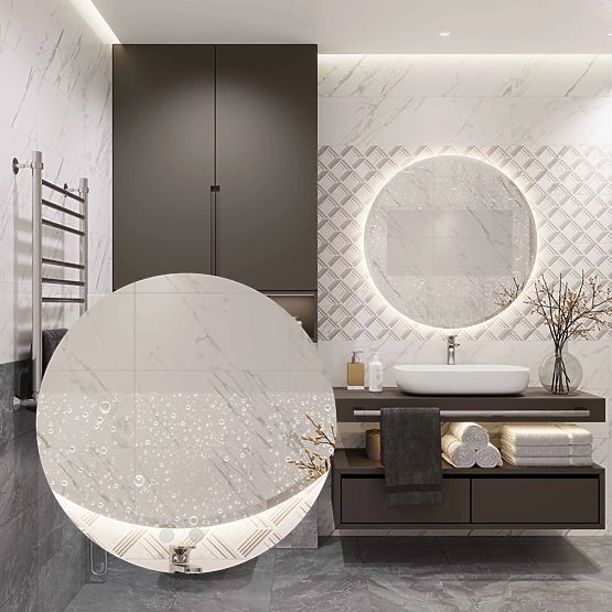 ŚCIENNE LUSTRO LED 60cm HZJ060