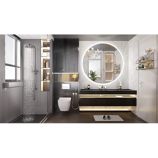 ŚCIENNE LUSTRO LED 60cm HZJ060