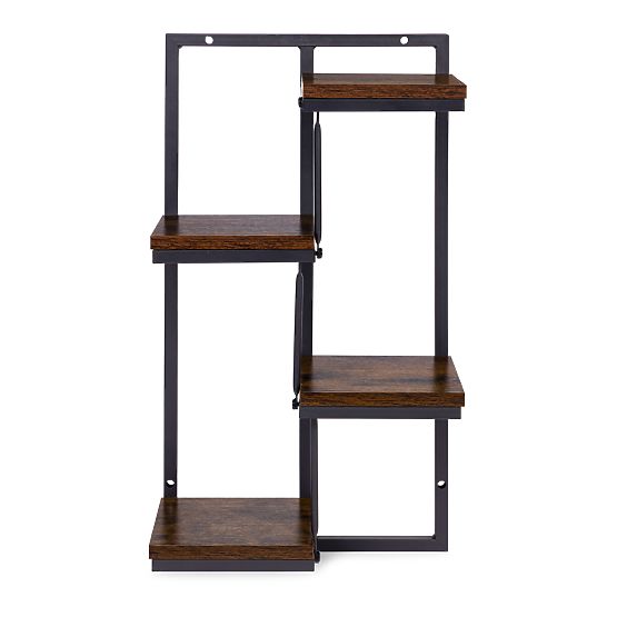 Ścienny kwietnik półka na kwiaty dekoracja 4 poziomy loft ModernHome