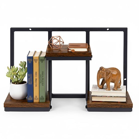 Ścienny kwietnik wisząca półka na kwiaty dekoracja 3 poziomy loft ModernHome