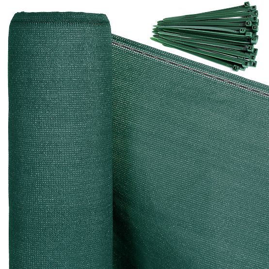 Siatka maskująca cieniująca 135g 1,5X50 m zielona