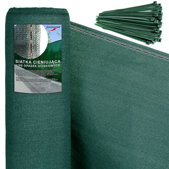 Siatka maskująca cieniująca 135g 1,5X50 m zielona