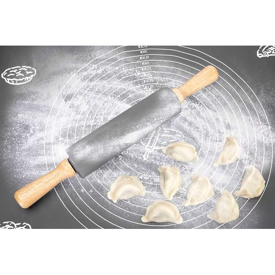 Silikonowa mata robocza SELMA grafitowa 70x50 cm