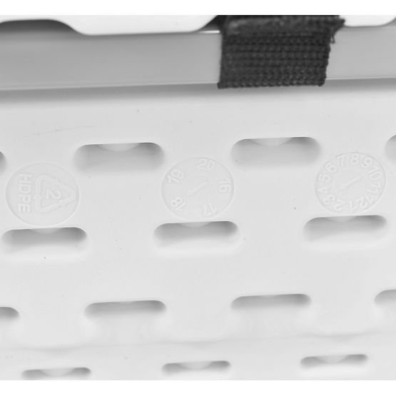 Składana ławka cateringowa 180 cm biała