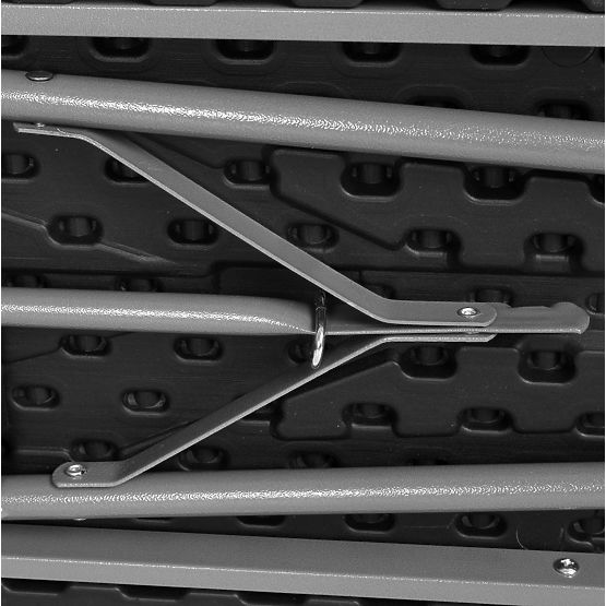 Składana ławka cateringowa 180 cm czarna