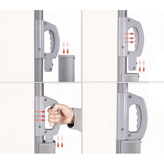 Składana markiza 300x180 cm boczna roleta parawan do ogrodu na taras beżowa