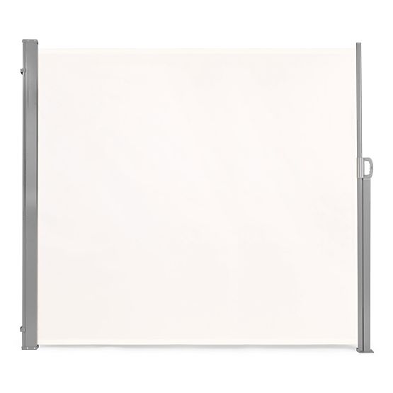 Składana markiza 300x200 cm boczna roleta parawan do ogrodu na taras beżowa