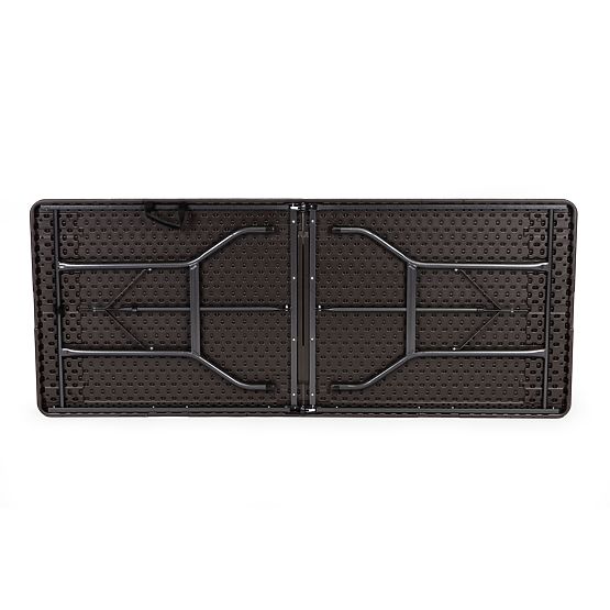 Składany cateringowy bankietowy stół ogrodowy 180 cm brązowy ModernHome