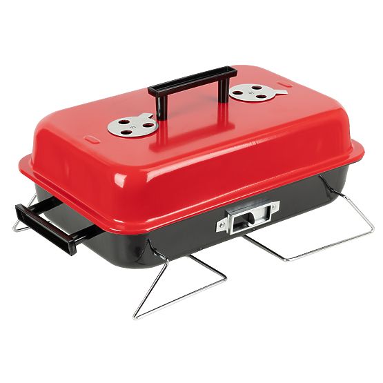 Składany przenośny grill węglowy CAMPAL z pokrywą
