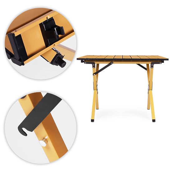 Składany stół turystyczny 60x60 cm kempingowy z torbą MultiGarden