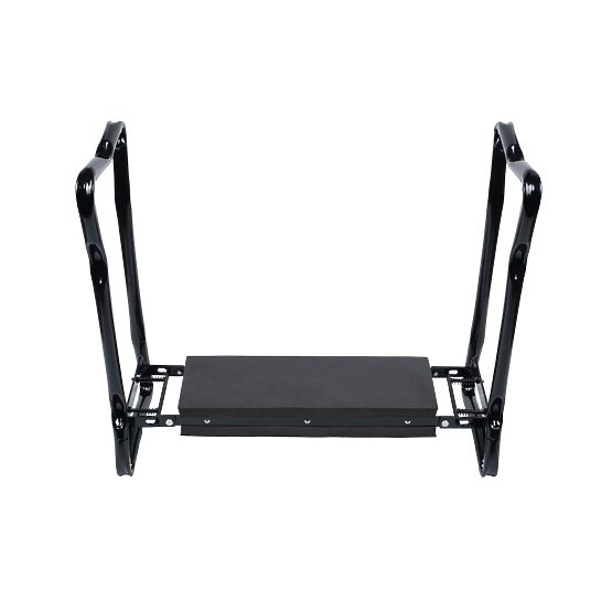 Składany stołek klęczący do pracy w ogrodzie z pasem na narzędzia i 2 organizerami