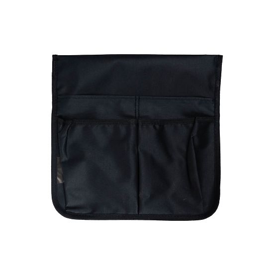 Składany stołek klęczący do pracy w ogrodzie z pasem na narzędzia i 2 organizerami