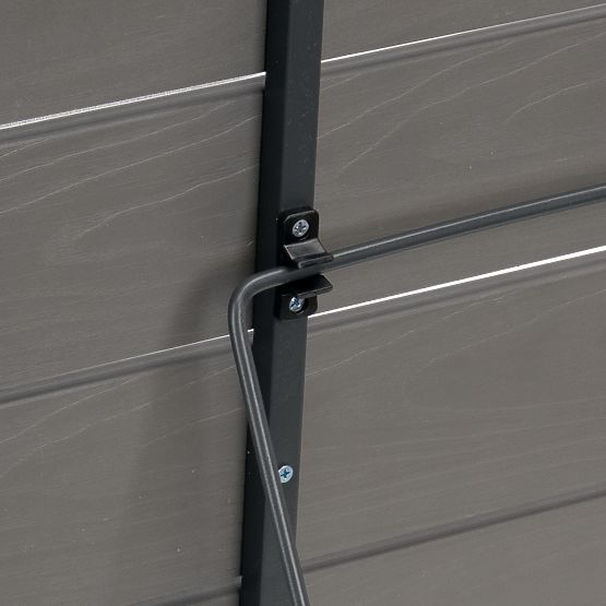 Składany stolik balkonowy ARETTO szary