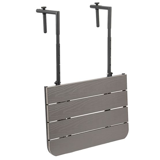 Składany stolik balkonowy ARETTO szary