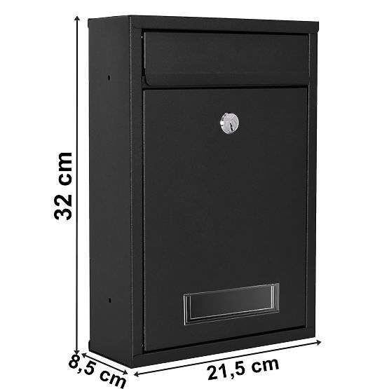 Skrzynka na listy Gustav czarna