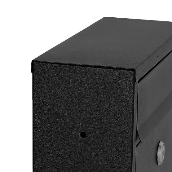 Skrzynka na listy Gustav czarna z napisami