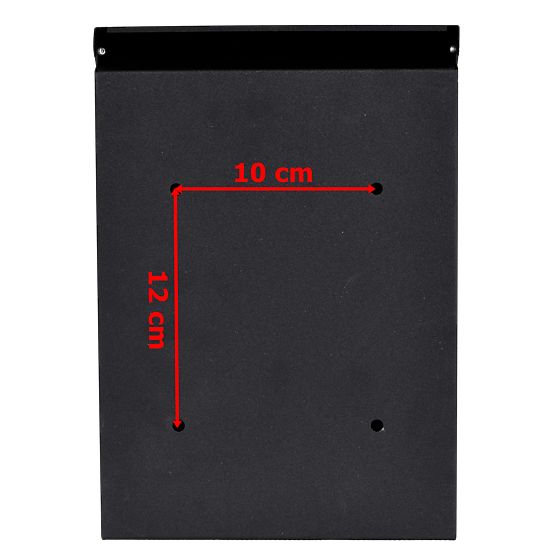 Skrzynka na listy Odvin czarna