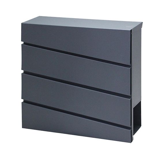 Skrzynka pocztowa antracytowa