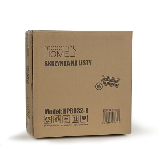 Skrzynka pocztowa listy gazety stal ocynkowana ModernHome