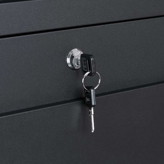 Skrzynka pocztowa na listy Vidar czarna