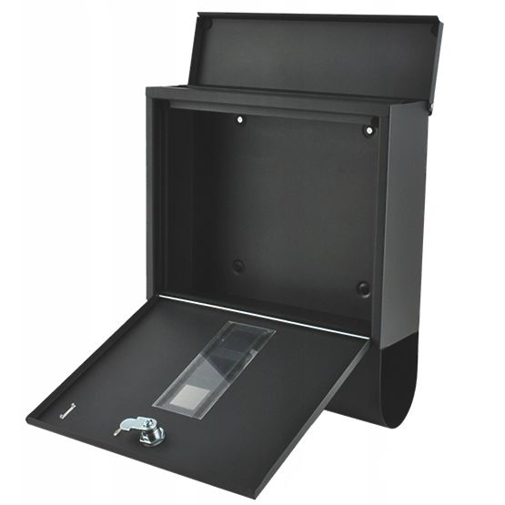 Skrzynka pocztowa z uchwytem na gazety z ocynkowanej stali