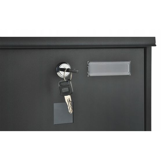 Skrzynka pocztowa z uchwytem na gazety z ocynkowanej stali